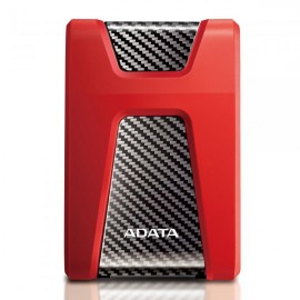 DISCO DURO EXTERNO ADATA HD650 2TB 2.5 USB 3.1 ROJO (AHD650-2TU31-CRD)