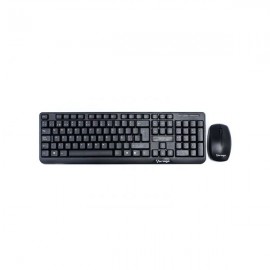 KIT TECLADO Y MOUSE VORAGO KM-302 INALAMBRICO NEGRO