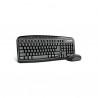 KIT TECLADO Y MOUSE VORAGO KM-303 INALAMBRICO MULTIMEDIA NEGRO