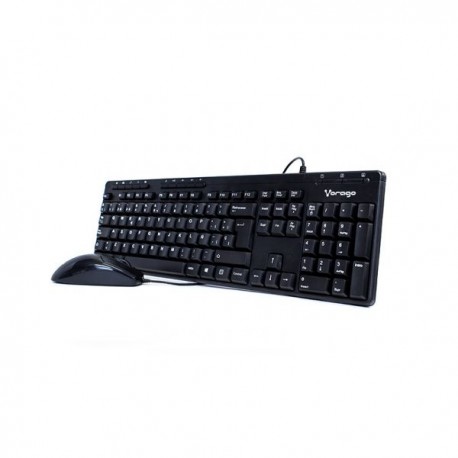 KIT VORAGO KM-104 TECLADO Y MOUSE ALAMBRICO MULTIMEDIA USB