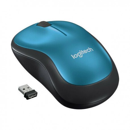 MOUSE LOGITECH M185 AZUL INALAMBRICO USB (910-003636)