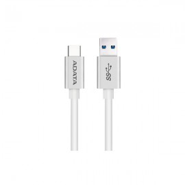 CABLE USB TIPO C ADATA USB A-C BLANCO 1 MT ACA3AL-100CM-CSV