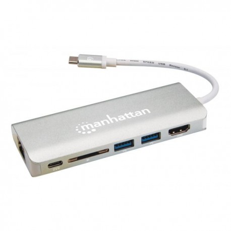 DOCKING USB TIPO-C 6 EN 1 MANHATTAN 152075