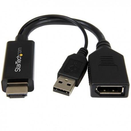 CONVERTIDOR STARTECH HDMI A DISPLAYPORT HASTA 4096 X 2160