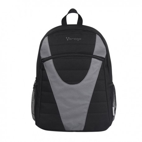 MOCHILA VORAGO BP-101 POLIESTER LAPTOP 15.6" NEGRO / GRIS