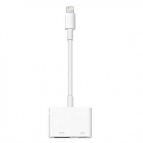 ADAPTADOR LIGHTNING A AV DIGITAL APPLE, HDMI, BLANCO MD826AM/A