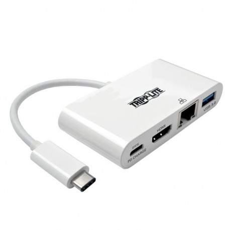 ADAPTADOR TRIPP LITE USB-A 1X USB C 1X HDMI 1X RJ-45 U444-06N-H4GU-C