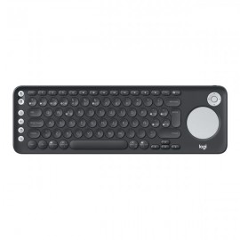 TECLADO SMART TV INALAMBRICO LOGITECH K600 BLUETOOTH, NEGRO 920-008824