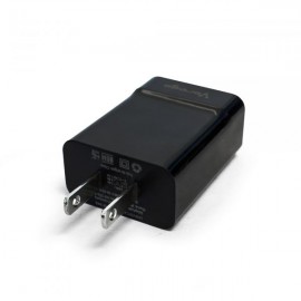 CARGADOR PARED CARGA RAPIDA VORAGO AU-302 QUICK CHARGE 2.4A NEGRO