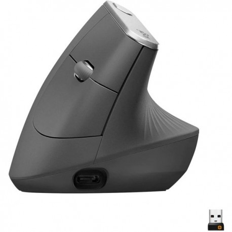 MOUSE VERTICAL LOGITECH MX GRIS INALAMBRICO 4000 DPI 910-005447