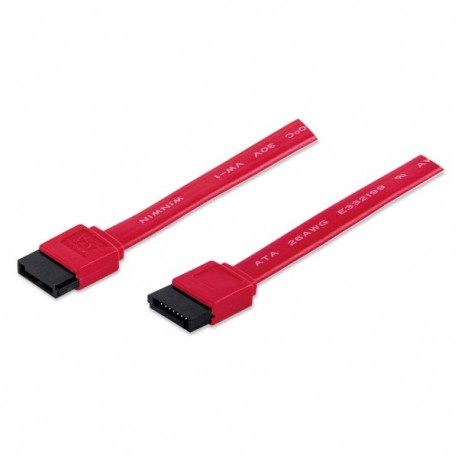 CABLE SATA DISCO DURO MANHATTAN 50CM DOS CONECTORES 7 PINES 340700