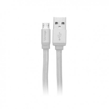 CABLE USB VORAGO CAB-113 BLANCO USB 2 A MICRO USB 1.0 METROS BOLSA