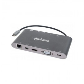 ESTACION DE ACOP MANHATTAN SUPERSPEED USB-C MACHO 7 EN 1 152808