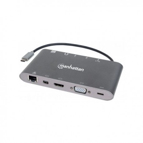 ESTACION DE ACOP MANHATTAN SUPERSPEED USB-C MACHO 7 EN 1 152808